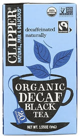 Clipper Tea, Black Tea Organic Decaf, 20 Count