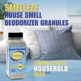 SMELLEZE Natural House Smell Deodorizer Granules - Natural Odor Eliminator for Home, Deodorizes Furniture, Drawers, Cabinets, Sofas, Mattresses
