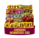 Mexican Candy Lollipops (40 Pieces), Fresh Individually Wrapped, Approx1.5 Lbs Bag Variety of Spicy, Sweet, Sour, Chili & Fruit Flavor Lollipops by