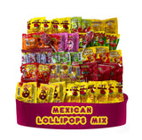 Mexican Candy Lollipops (40 Pieces), Fresh Individually Wrapped, Approx1.5 Lbs Bag Variety of Spicy, Sweet, Sour, Chili & Fruit Flavor Lollipops by