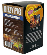 Dizzy Pig Original Classics Seasonings Gift Box | Dizzy Dust All-Purpose BBQ Rub, Cow Lick Texas Style Spicy Beef Rub, Raging River Salmon Rub