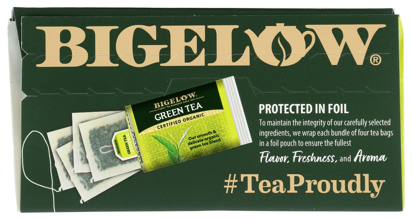 Bigelow Tea, 40 Bags - Organic Decaffeinated Green (2 Pack)