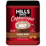 Hills Bros. Cappuccino Mix - Rich, Frothy Coffeehouse-Tasting Instant Drink Mix - Quick and Easy Preparation - Perfect for Hot & Iced Drinks