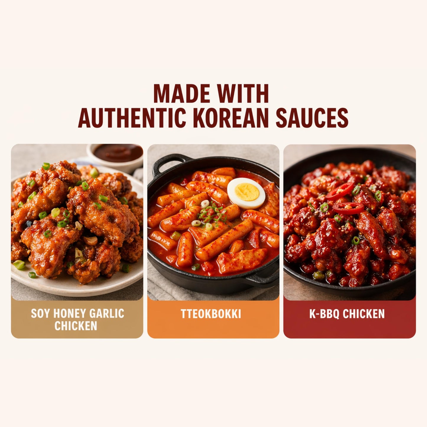 Korean Half Gallon (64 floz) Korean Sauce [Spicy Tteokbokki] - Family Size | Spicy Sweet Gochujang Based Street Food Sauce | for Stir Fry, Fried Rice