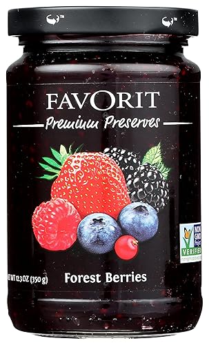 Favorit Preserve Forest Berry, 12.3 oz