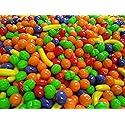 1 lb Bulk Mini Fruit Shaped Candy - Fruity Crunchy Candy in Banana, Strawberry, Orange, Grape & Apple Flavors | Classic Nostalgic Mix