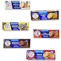 Voortman Sugar Free Cookies - Variety Pack - Chocolate Chip - Fudge Brownie - Fudge Shortbread - Pecan Chocolate Chip - Iced Almonette - Oatmeal - 6
