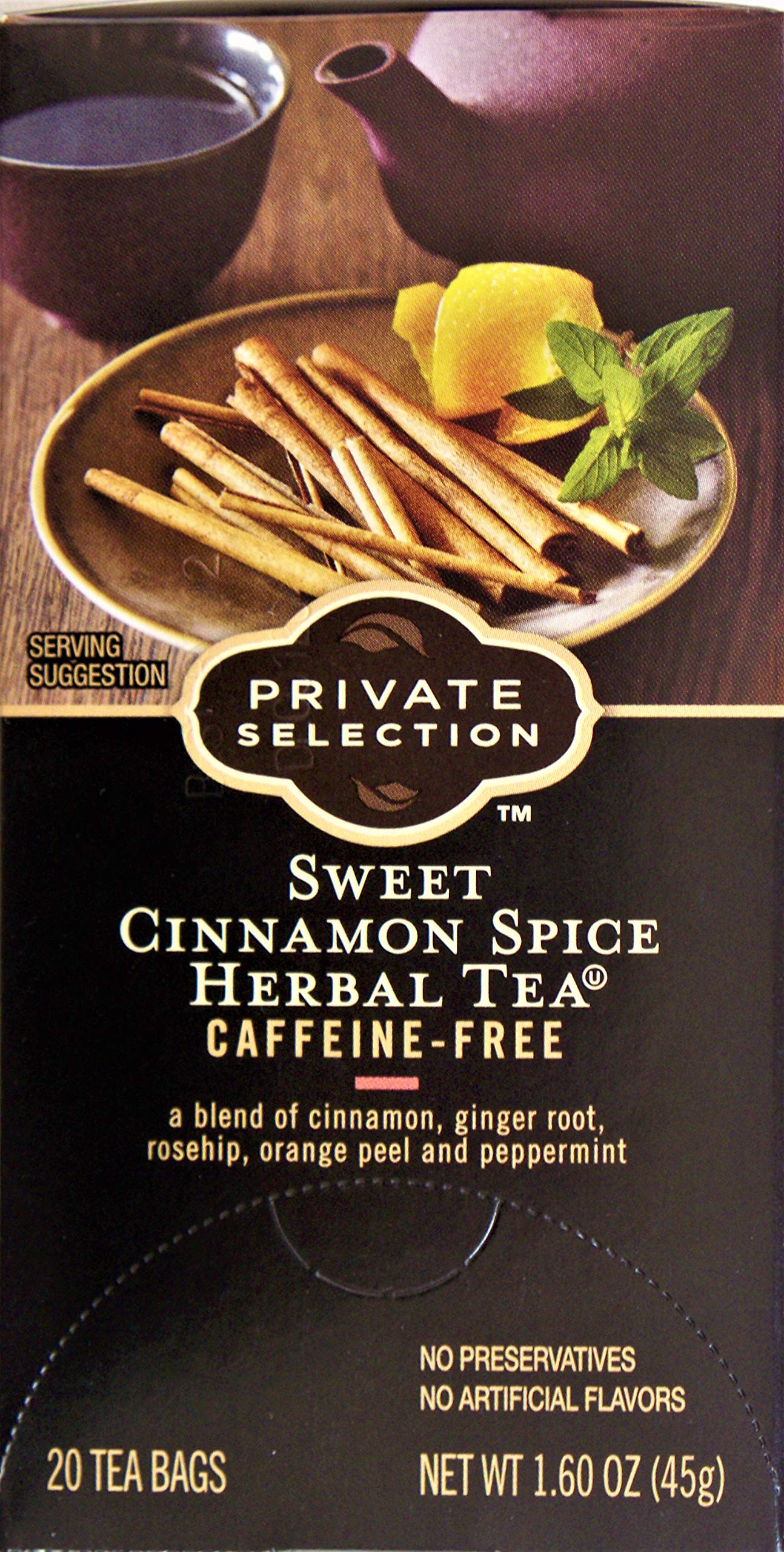Private Selection Sweet Cinnamon Spice Herbal Tea Caffeine-Free 3 Pack