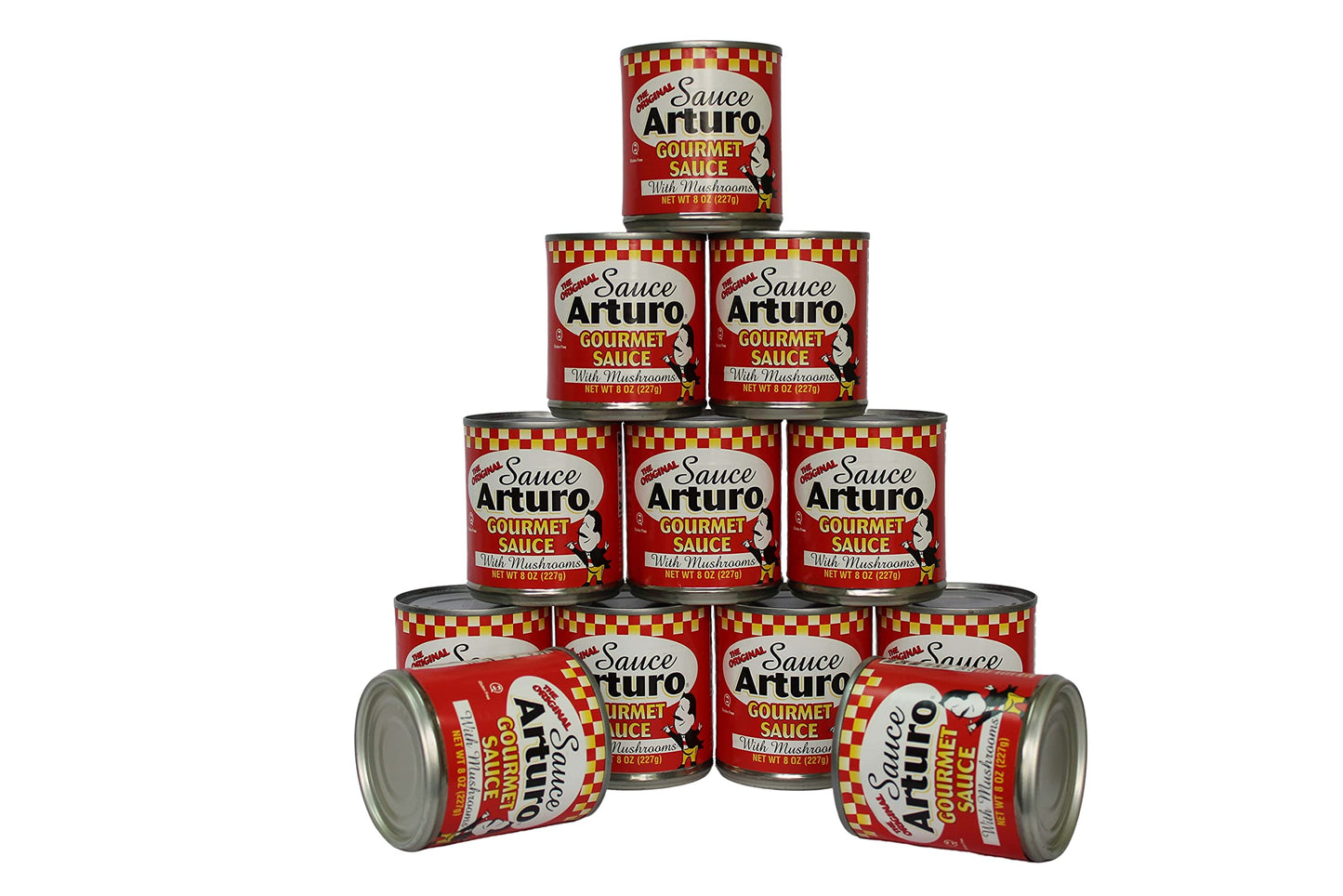 Arturo Gourmet Sauce with Mushrooms - (Pack of 24) (8 oz) - Tomato Sauce Enhancer - Spaghetti Sauce Enhancer - Marinara Sauce Fresh Base - Italian