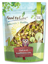 Food to Live Raw Pistachio Halves and Pieces, 2 Pounds - Raw Nuts, No Shell, Unsalted Kernels, Vegan, Sirtfood, Bulk Nutmeats. High in Vitamin B6