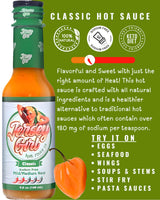 Jersey Girl Habanero Hot Sauce (No Added Salt/Naturally Sodium Free) 5oz (Classic, Pack of 2) - Clean Ingredients.