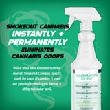 SmokeOut - Commercial Strength Cannabis Odor Eliminator - Neutralizer, Deodorizer, Odor Remover (32 ounce)