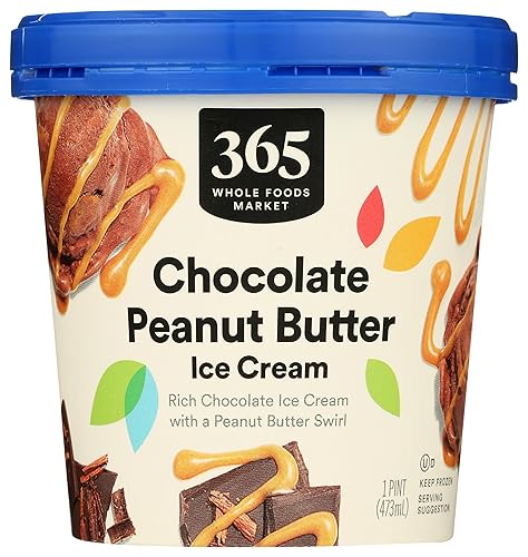 365 by Whole Foods Market Chocolate Peanut Butter Ice Cream, 1 PT