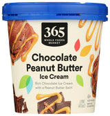 365 by Whole Foods Market Chocolate Peanut Butter Ice Cream, 1 PT