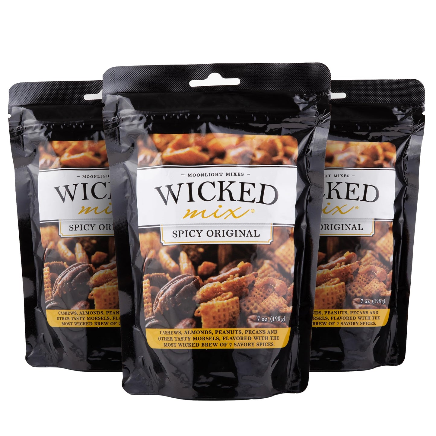 Wicked Mix Snack Mix with Mixed Nuts - Sweet and Salty Snacks Trail Mix Snack Packs with Almonds, Cashews, Pretzels, Pecans - Healthy Snacks Zero