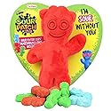 Sour Patch Kids Valentines Gift Box, Assorted Fruit Flavored Marshmallow Candies, Plush Accessory Included, 3.53 Ounces