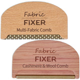 Cashmere Pill Remover Comb & Multi Fabric Shaver Depilling Sweater Fuzz Comb Set (Cedar & Beech Wood) Wool Pilling Remover for Delicate Clothing