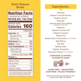 Snacks Variety Pack, Nutty Banana Bread, Spiced Carrot Cake Variety Pack, Simple Mills Bars, Low-Calorie Snacks, 5 Count (Pack of 3)