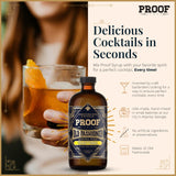 Proof Syrup Old Fashioned Cocktail Mix - Made with Real Bitters & Cane Sugar - Traditional Old Fashion Flavor - Fast, Easy, Delicious, Handcrafted