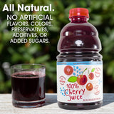 Cherry Bay Orchards Tart Cherry Juice, 32 oz Bottle - Cherry Juice Promotes Health and Wellbeing - Not from Concentrate - All natural ingredients