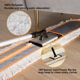 CLEANHOME 36" Commercial Dust Mops for Floor Cleaning Heavy Duty Floor Duster Mop with Long Handle Hotel Gym Household Cleaning Supplies for Hardwood