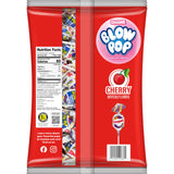Charms Blow Pop Single Flavor Bag - Cherry Flavored Lollipops with a Bubble Gum Center - Individually Wrapped Hard Candy - Red Candy - Peanut Free
