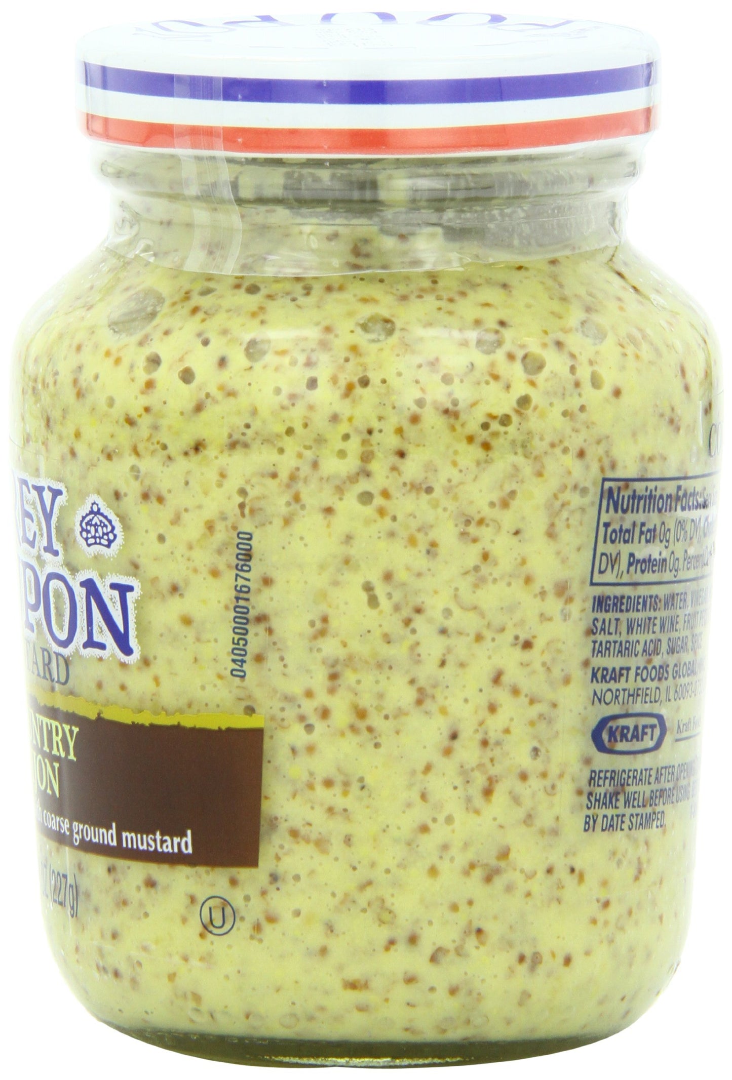 COUNTRY TIME Grey Poupon Country Dijon Mustard (8 oz Jar) (00054400000405)