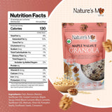 Nature's Mix - Maple Walnut Granola - Walnuts, Raisins and Currants - Sweetened with Maple Syrup - No Sugar, Salt, or Preservatives - Small Size