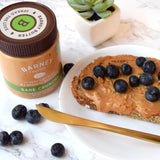 Barney Butter Almond Butter, Bare Crunchy, 10 Ounce Jar, No Added Sugar or Salt, Skin-Free Almonds, No Stir, Non-GMO, Gluten Free, Keto, Paleo, Vegan