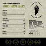 Heartbeat Hot Sauce Co. | Dill Pickle, 6 oz. 6 pack