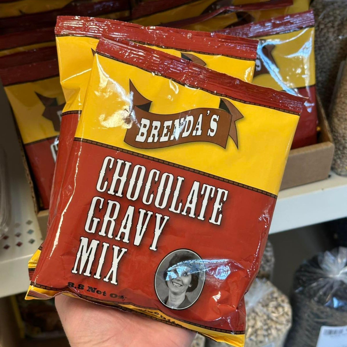 Brenda's Chocolate Gravy Mix - Classic Southern Style, 8.8 oz, 2 Pack