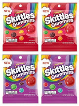 SKITTLES Gummy Candy Original and Wild Berry 5.8oz Bag Bundle - Includes 4 Bags - 23.2 Total Oz