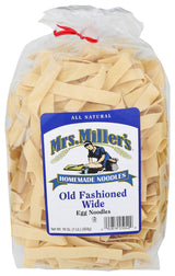 Mrs Miller's, Noodles Wide Raw, 16 Ounce
