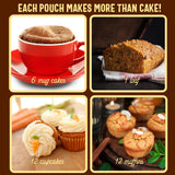 Sweet Logic Keto Baking Mix - Carrot Cake - Gluten-Free - Dairy Free - Diabetic-Friendly - High Protein - Allulose - Stevia - Low Sugar - Low Carb - Quick 20-Minute Prep (1-2G Carbs Per Serving)
