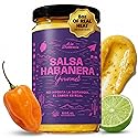 Habanero Hot Sauce - Authentic Mexican Style, Medium-High Heat, Small Batch Artisan Salsa, 100% Natural, No Preservatives, 8 oz