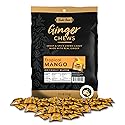 Bali's Best Ginger Chews, Tropical Mango Flavor, 250 Pieces, 2.2 Lb Bag, Individually Wrapped Soft Candy, Made with 100% Real Ginger, Digestive Health