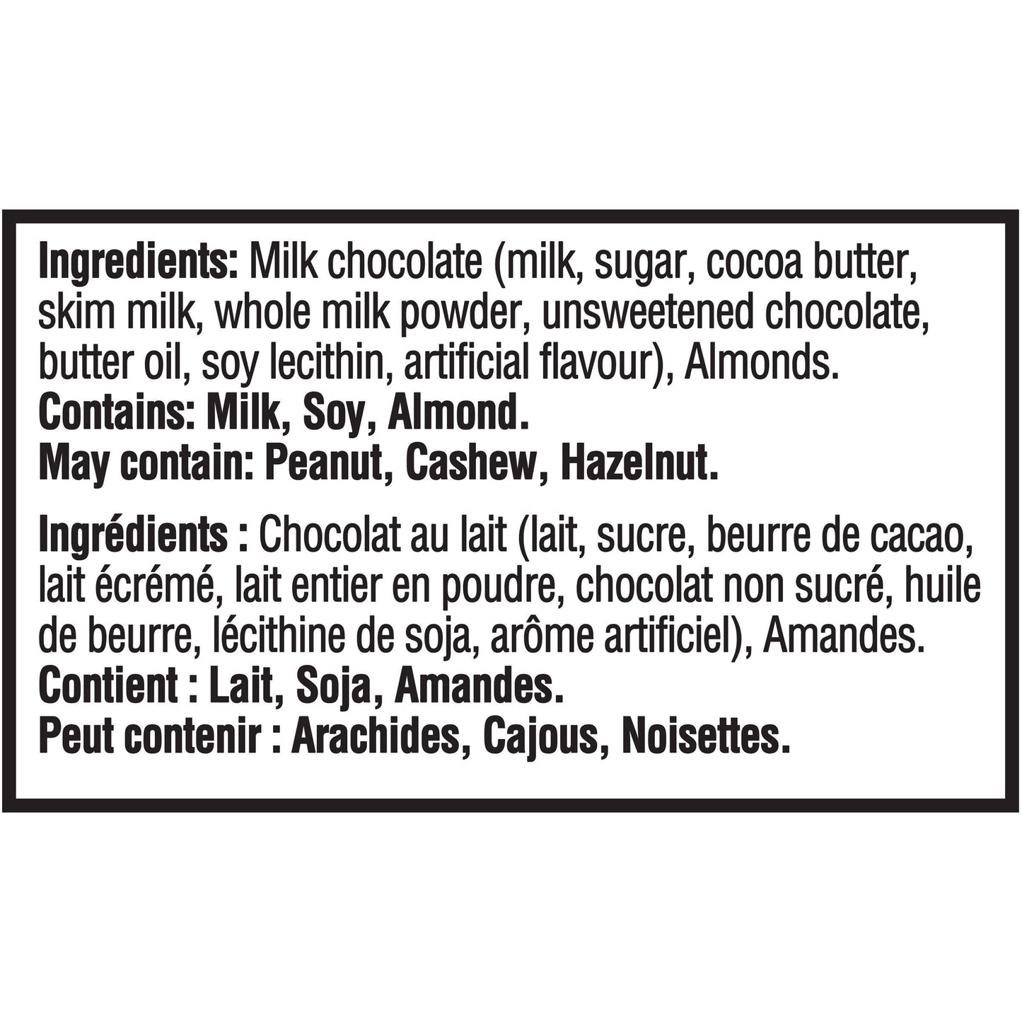, Dairy Milk Almond, Chocolate Bar, 100g/3.5oz