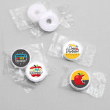 Big Dot of Happiness Teacher Retirement - Happy Retirement Party Round Candy Sticker Favors - Labels Fit Chocolate Candy (1 sheet of 108)