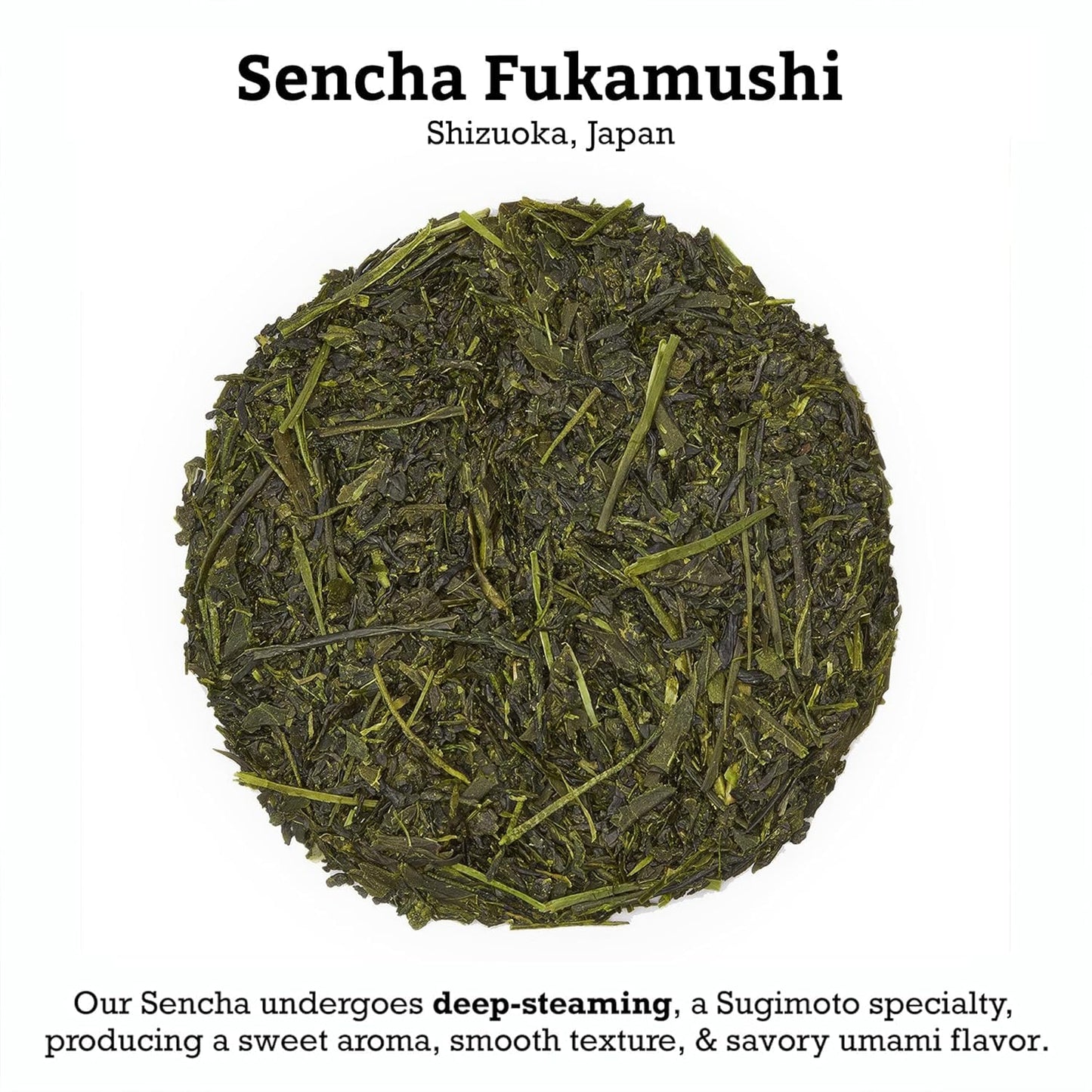 SUGIMOTO TEA Japanese Sencha Fukamushi Green Tea Loose Leaf 3.5 oz (100 g) Pack of 3