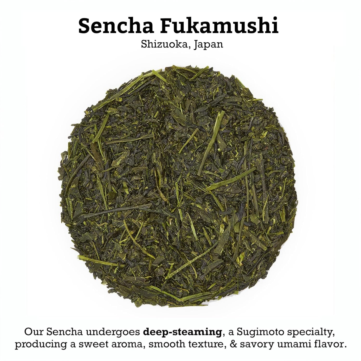 SUGIMOTO TEA Japanese Sencha Fukamushi Green Tea Loose Leaf 3.5 oz (100 g) Pack of 3