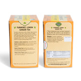 Herbal Cup Ayurveda Turmeric Tea, Organic Lemon Ginger, No Caffeine Herbal Teas (Organic Lemon Ginger, 16 Count (Pack of 1))