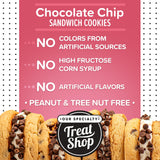 Our Specialty Chocolate Chip Cookies, Sandwich Cookies with Vanilla Icing, 6 Count Frozen