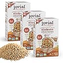 Jovial Einkorn 100% Organic Wheat Berries - Einkorn Berries, Organic Farro, High Protein, Non-GMO, USDA Certified, Lower Carb, Whole Grain, Product of Italy - 16 Oz, 3 Pack