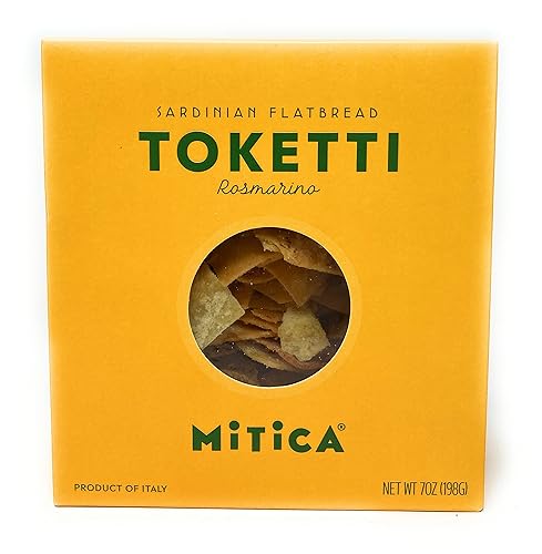 Mitica Rosemary Toketti Di Pane Carasau Crackers, 7 OZ