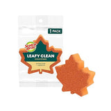 Scotch-Brite Leafy Clean Scrub Sponge, Two-Sided Kitchen Sponges for Cleaning Effectively, Leaf Shaped Dish Sponges with 100% Recycled Scrubbing
