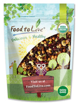 Food to Live - Organic Snack Mix, 2 Pounds - Raw Nuts and Berries with Pumpkin Seeds, Non-GMO, Non-Irradiated, Kosher, Vegan Superfood, Bulk, Great