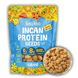 Brass Roots Organic Incan Protein Seeds - Salted - 10 oz, High Protein, School Safe, Nut Free, High Omega 3, Supports Gut Health, Good Source