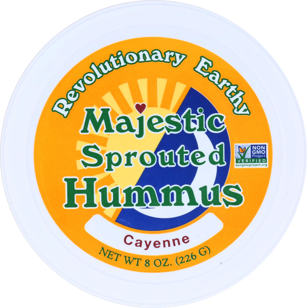 Majestic Garlic, Hummus Raw Cayenne, 8 Ounce