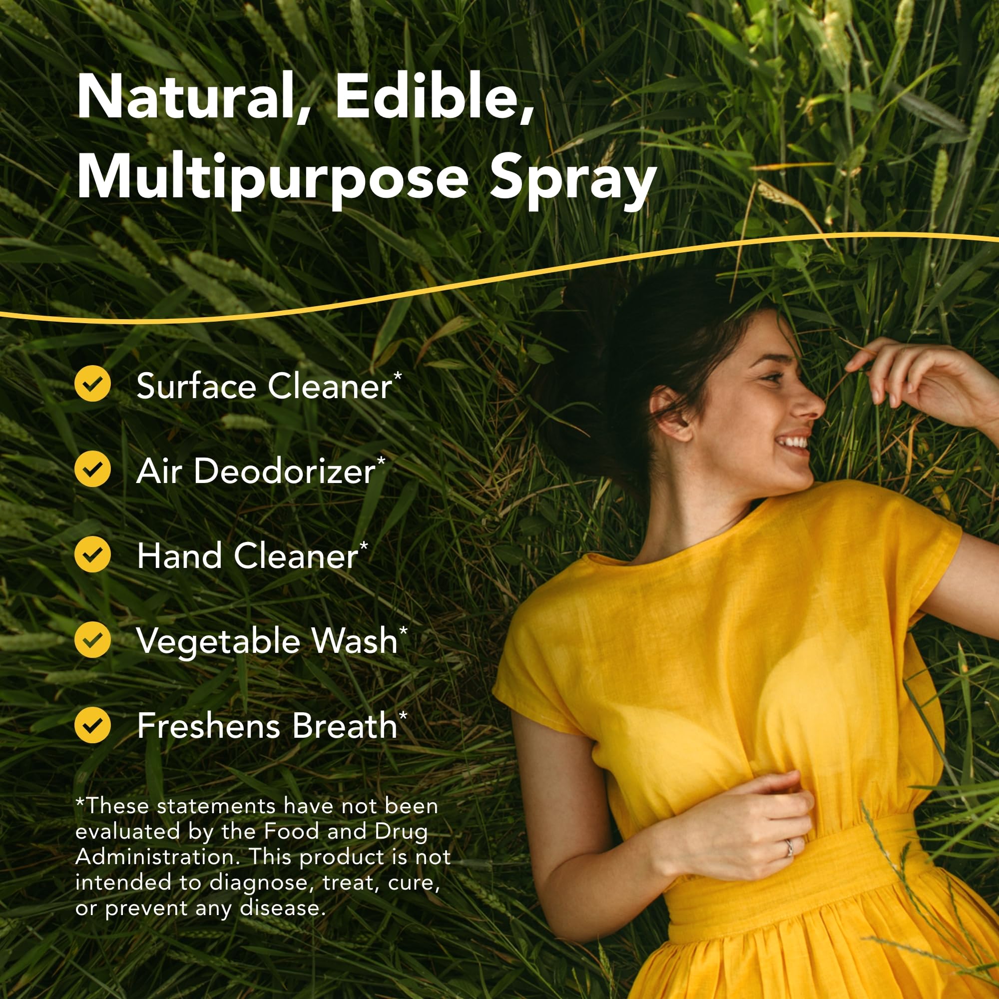 NORTH AMERICAN HERB & SPICE OregaSpray - 2 fl oz - All-Natural Surface Cleaner, Air Deodorizer & Vegetable Wash - Includes Clove, Cumin, Lavender