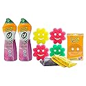 Scrub Daddy Cleaning Supplies Kit - Cif Floral Bundle - Includes Scrub Mommy Dish Sponges, Microfiber Towels, Kitchen Sink Caddy & Cif Cream All